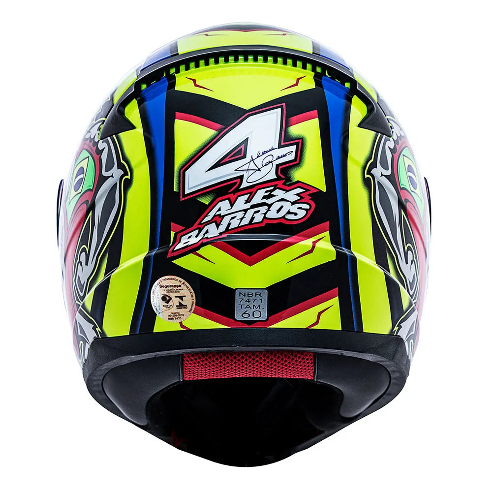 CAPACETE RAPID ALEX BARROS AZUL
