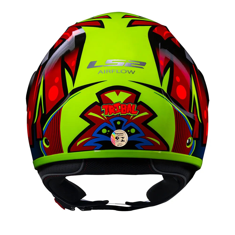 CAPACETE AIRFLOW TRIBAL AMARELO