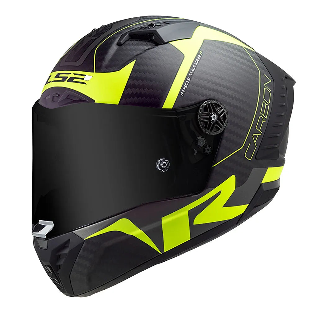 CAPACETE THUNDER CARBON RACING 1 AMARELO