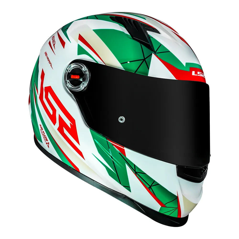 CAPACETE CLASSIC DRAZE BRANCO/VERDE
