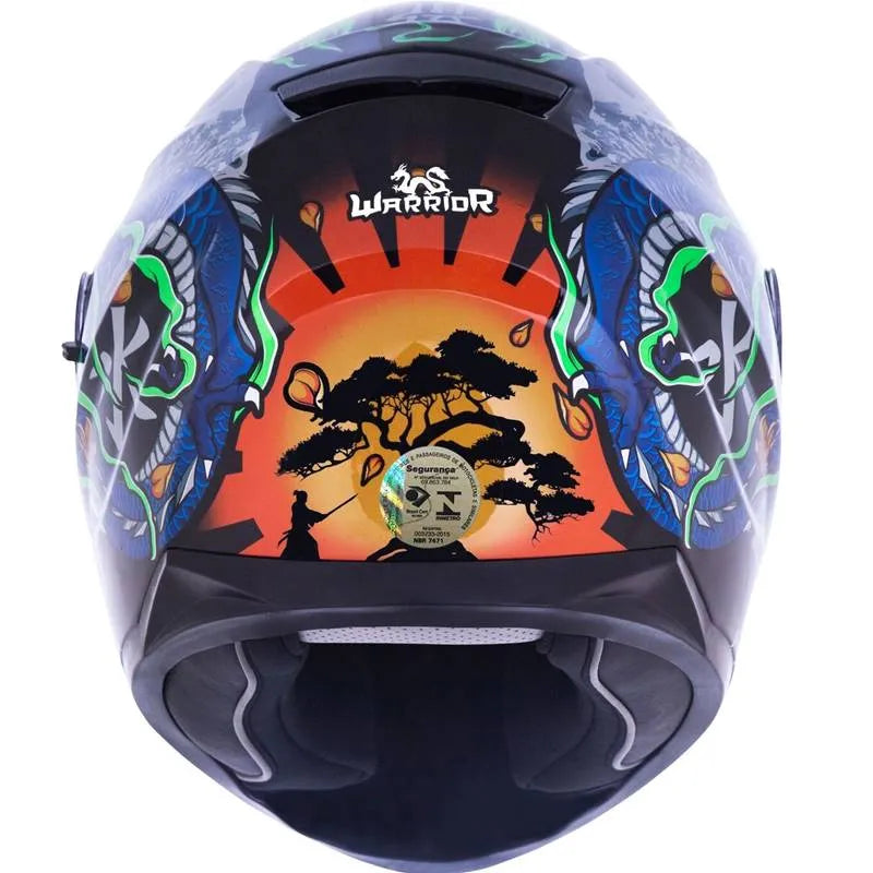 CAPACETE STREAM WARRIOR AZUL