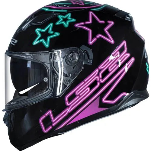 CAPACETE STREAM NEON ROXO
