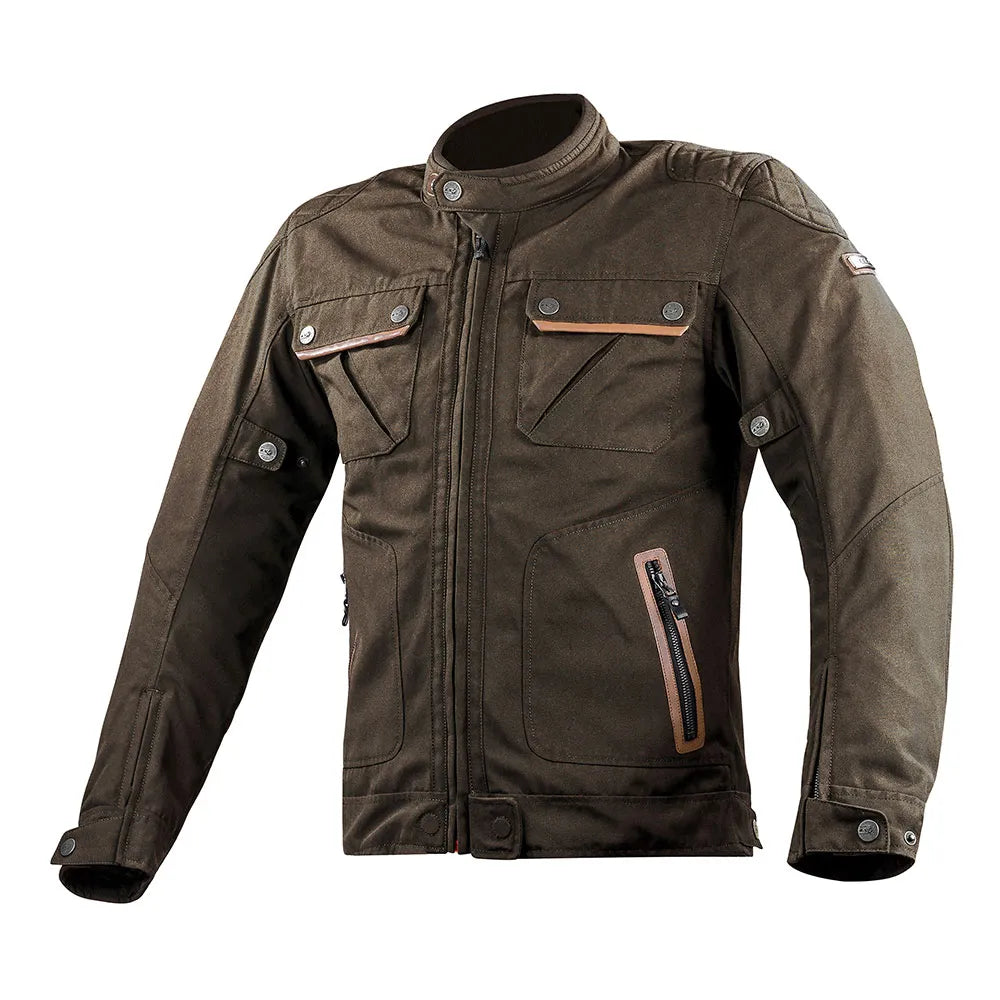 JAQUETA BULLET MARROM