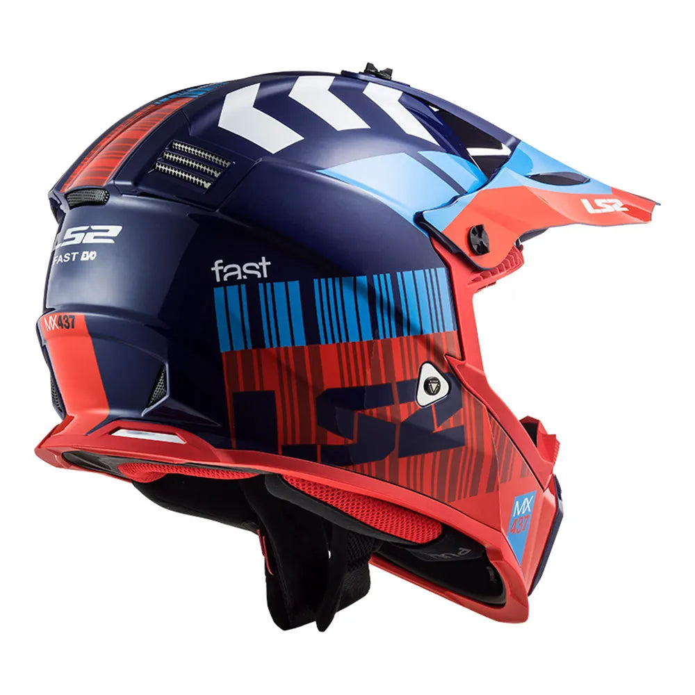 CAPACETE FAST MX437 XCODE VERMELHO