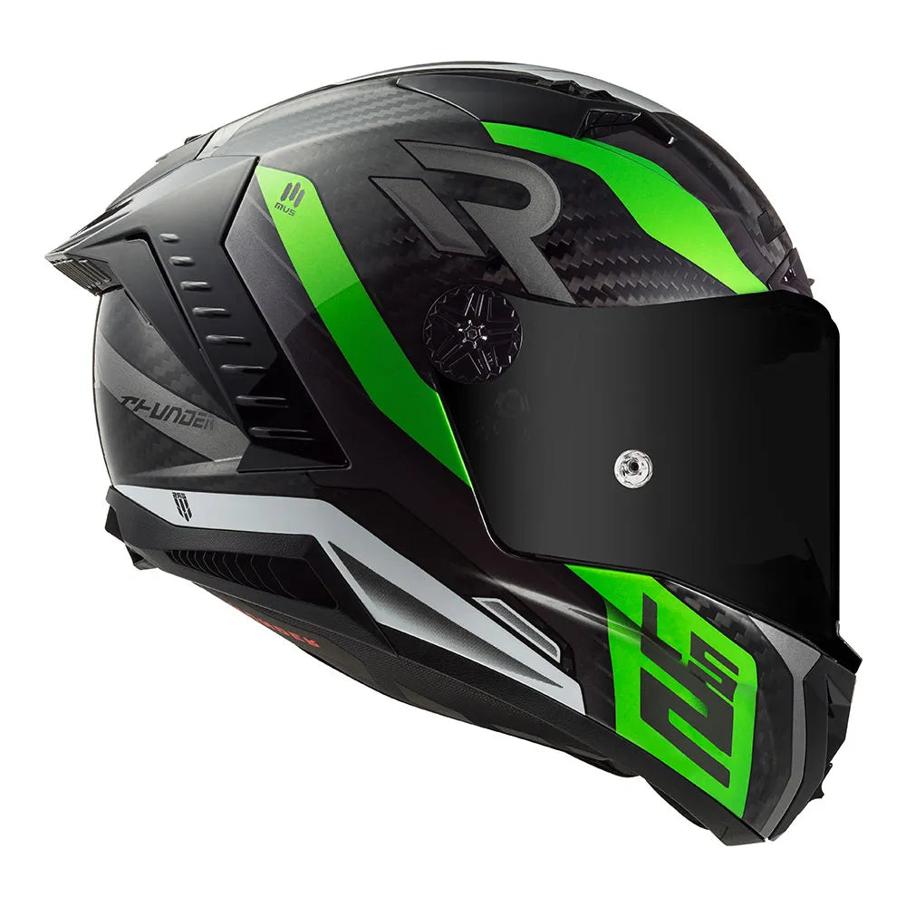 CAPACETE THUNDER CARBON SUPRA VERDE