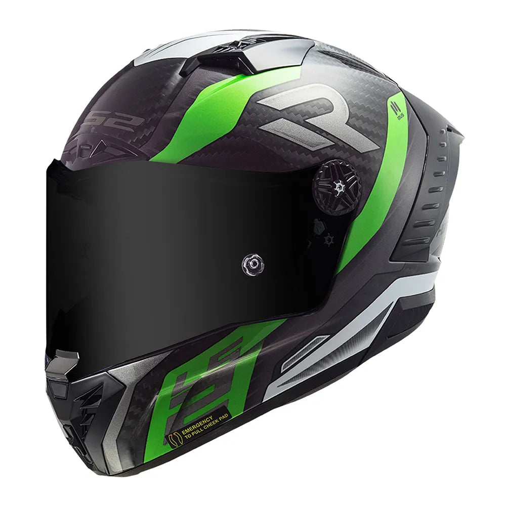CAPACETE THUNDER CARBON SUPRA VERDE