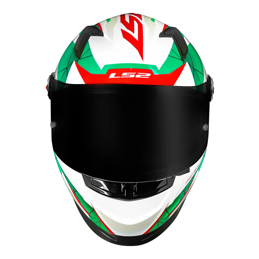 CAPACETE CLASSIC DRAZE BRANCO/VERDE