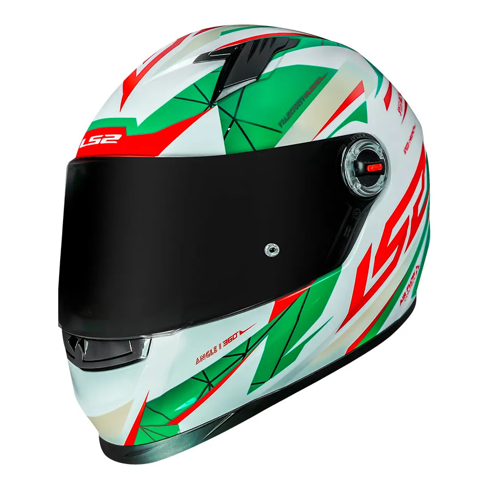 CAPACETE CLASSIC DRAZE BRANCO/VERDE