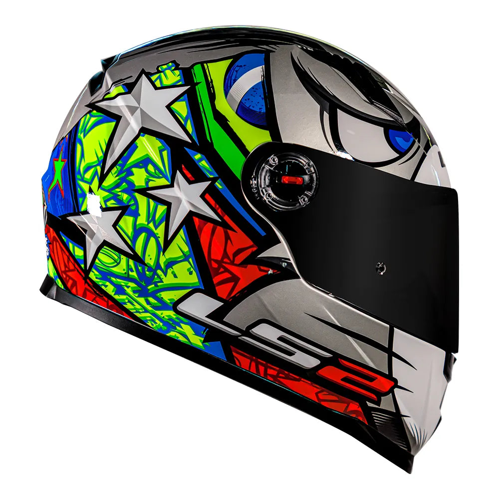 CAPACETE CLASSIC ALEX BARROS CINZA