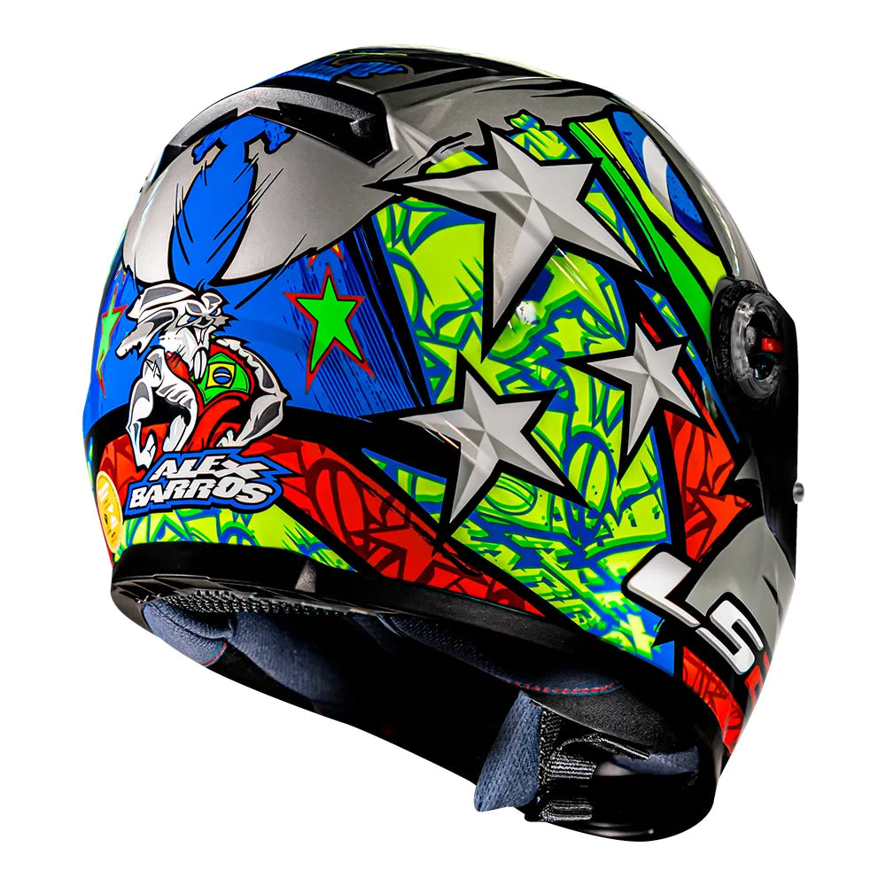 CAPACETE CLASSIC ALEX BARROS CINZA