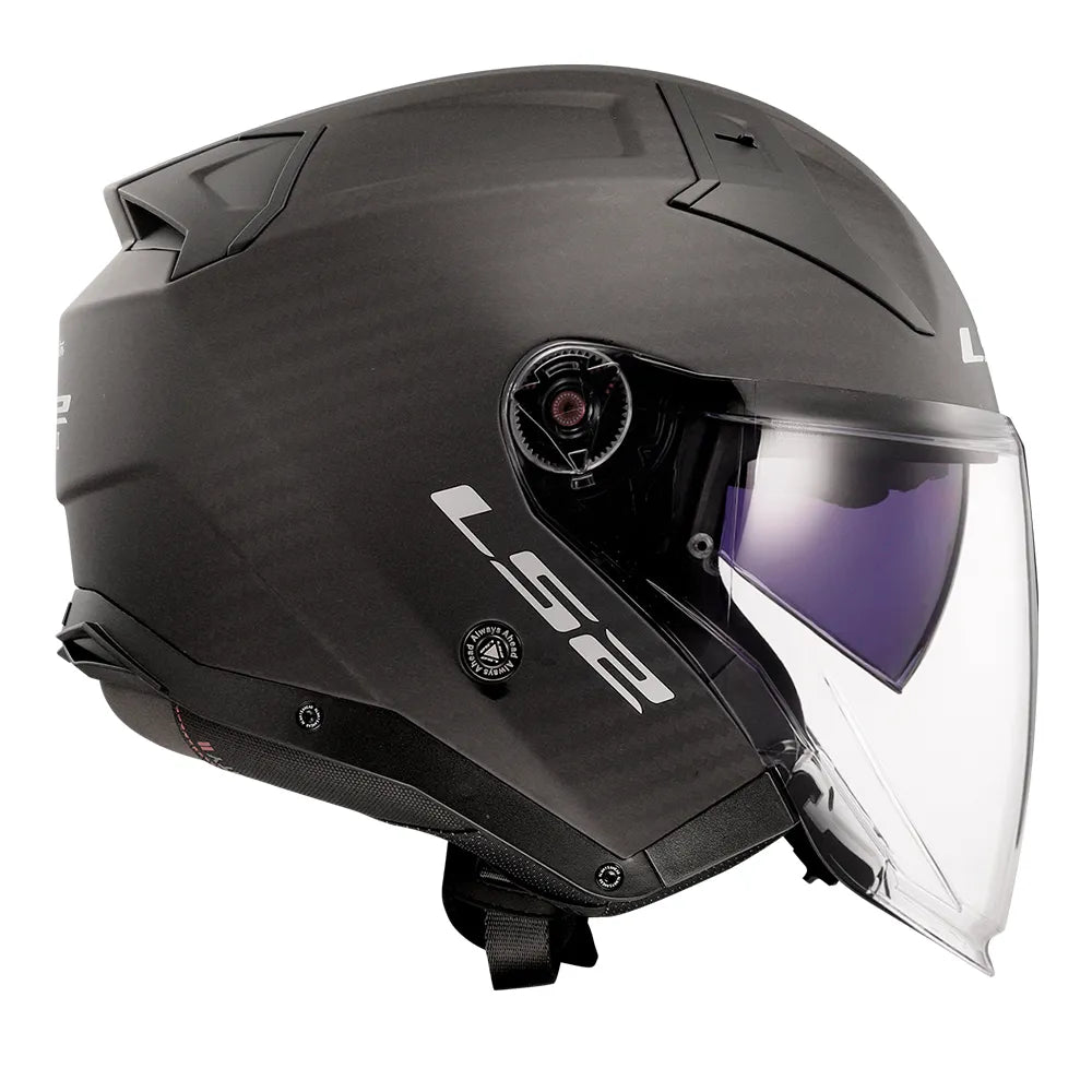 CAPACETE INFINITY II C SOLID CARBON FOSCO