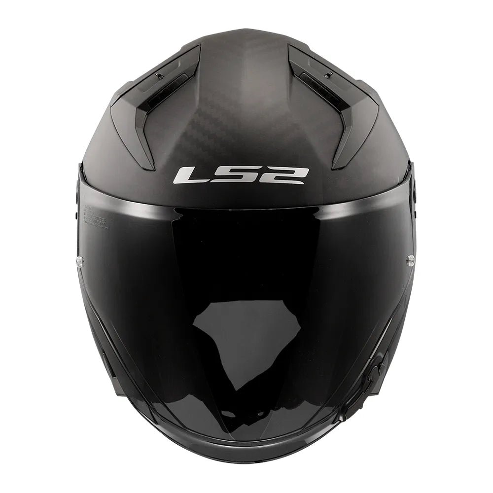 CAPACETE INFINITY II C SOLID CARBON FOSCO