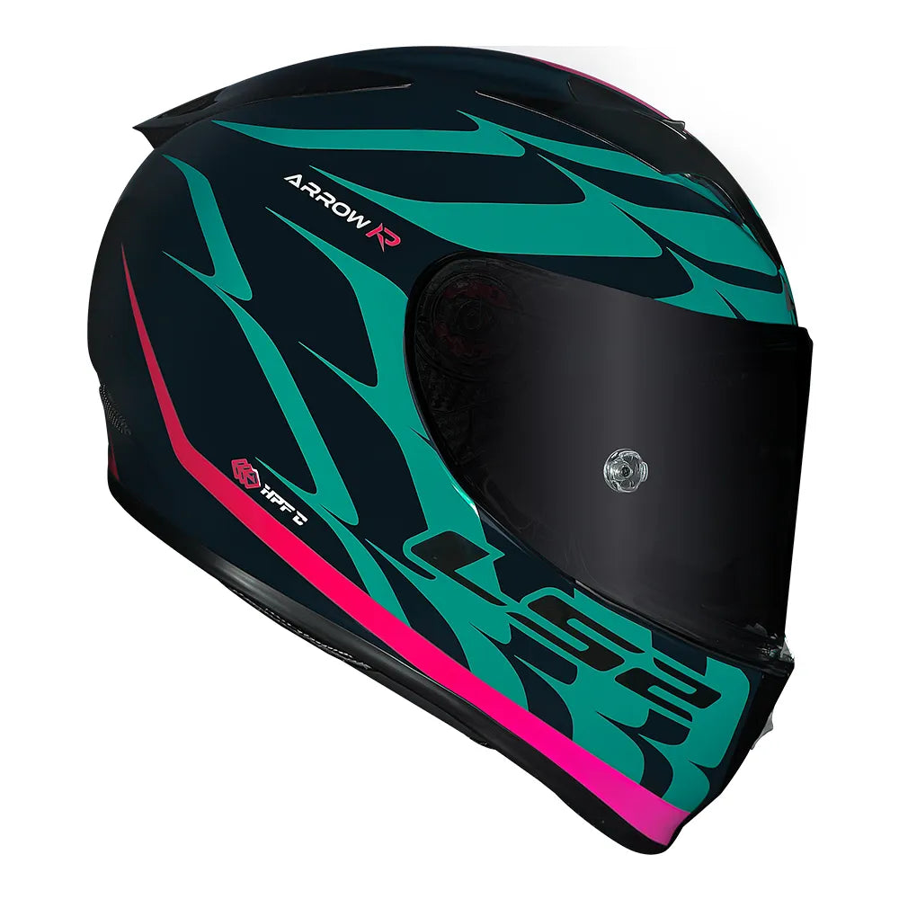 CAPACETE ARROW FLAMES VERDE