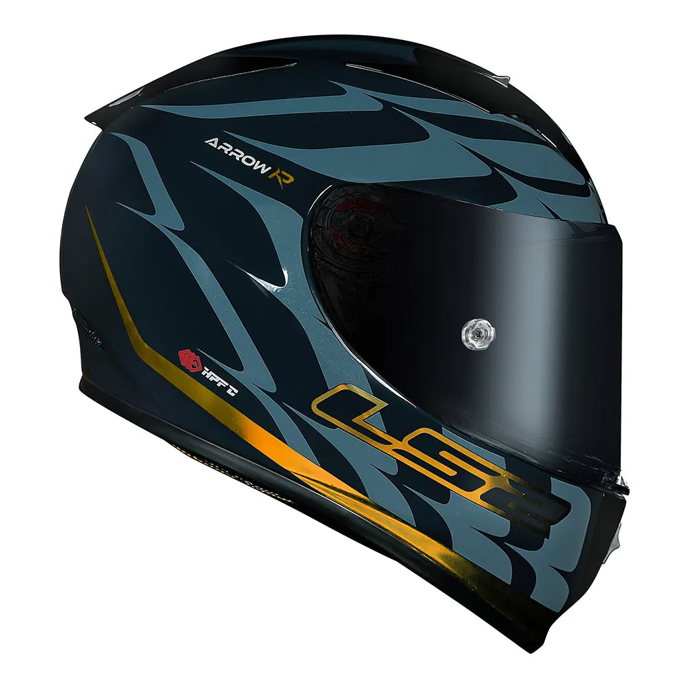 CAPACETE ARROW FLAMES AZUL
