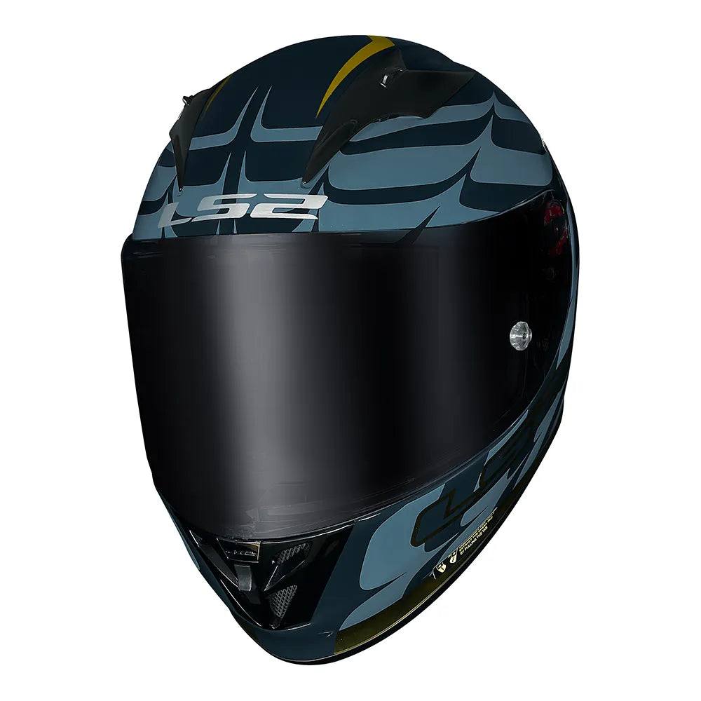 CAPACETE ARROW FLAMES AZUL