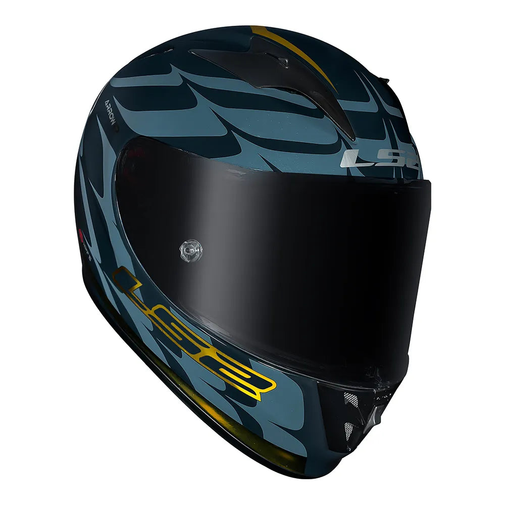 CAPACETE ARROW FLAMES AZUL