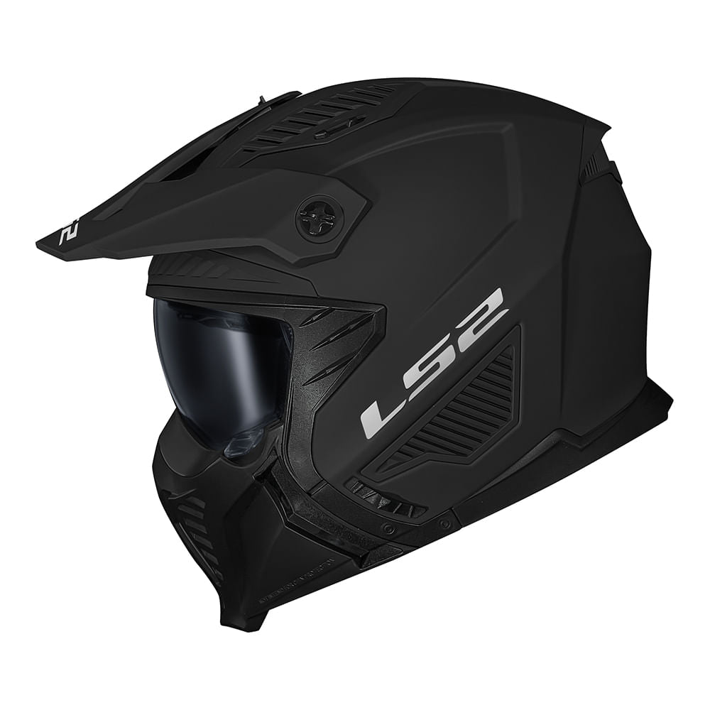 CAPACETE DRIFTER MONOCOLOR PRETO FOSCO
