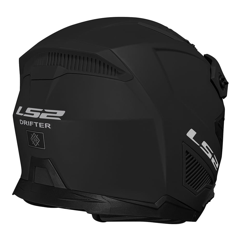 CAPACETE DRIFTER MONOCOLOR PRETO FOSCO