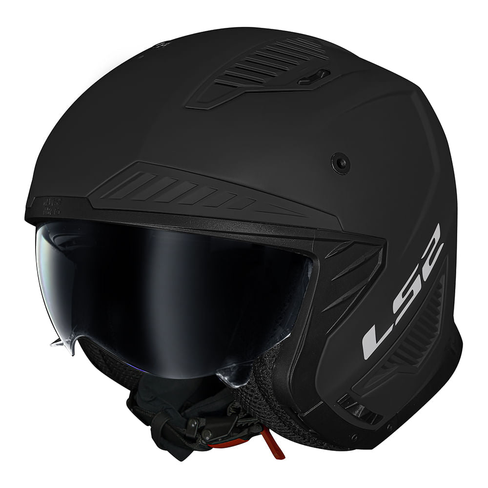 CAPACETE DRIFTER MONOCOLOR PRETO FOSCO