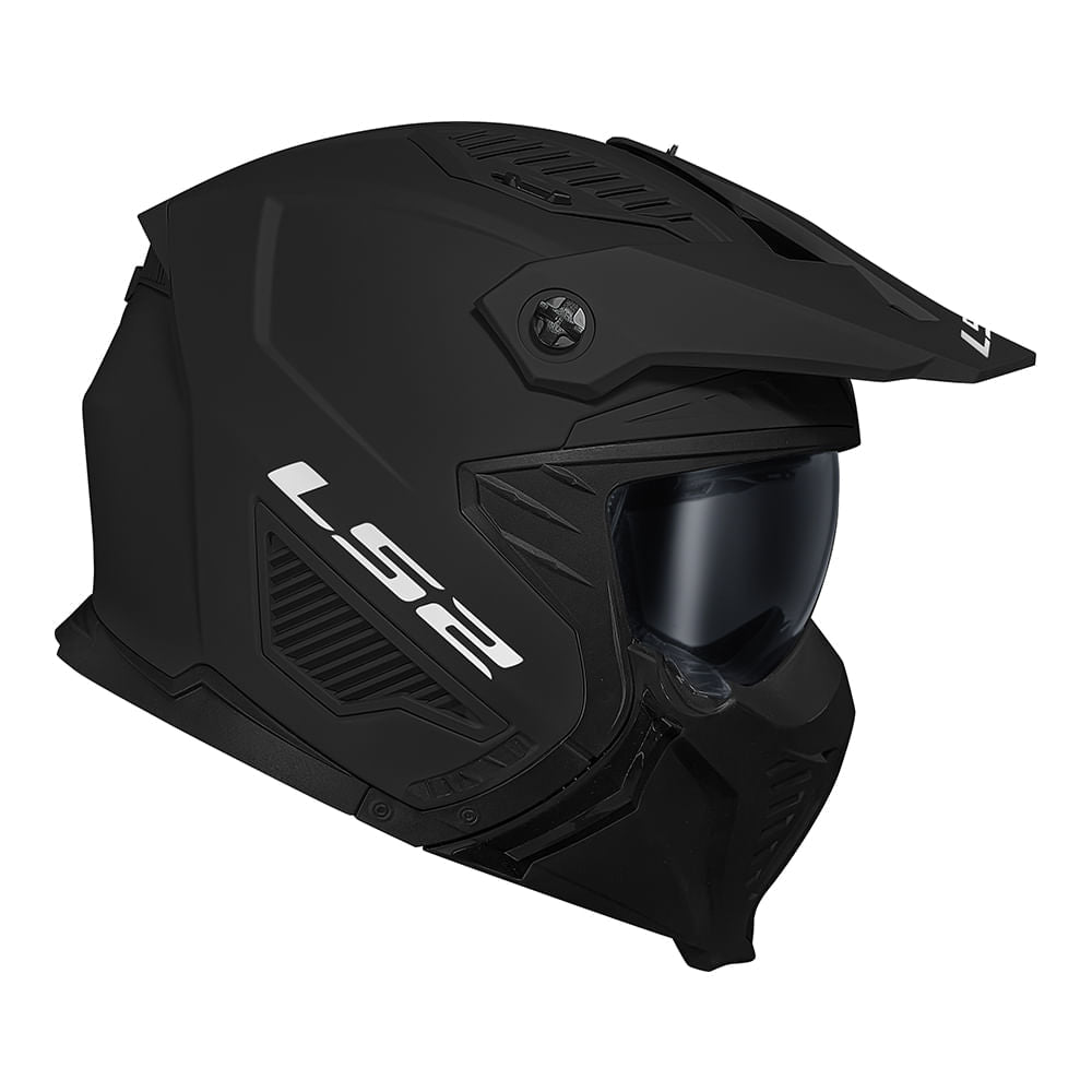 CAPACETE DRIFTER MONOCOLOR PRETO FOSCO