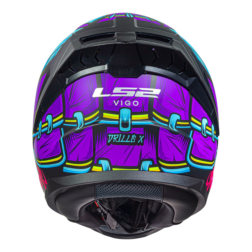 CAPACETE VIGO DRILLOX ROXO FOSCO