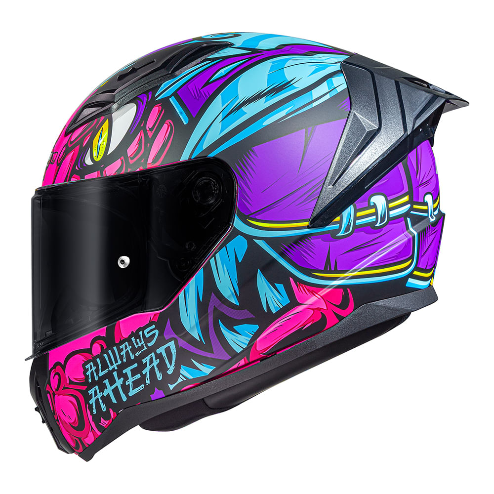 CAPACETE VIGO DRILLOX ROXO FOSCO