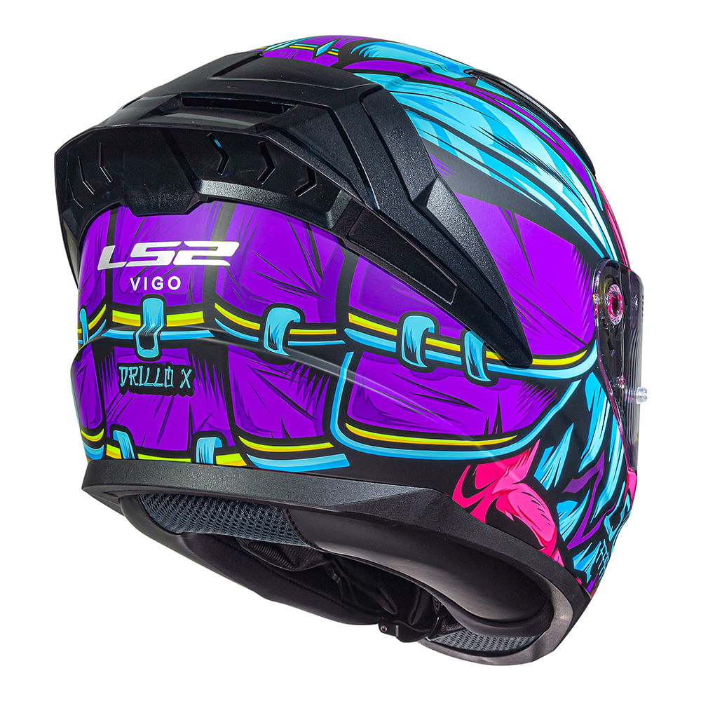 CAPACETE VIGO DRILLOX ROXO FOSCO