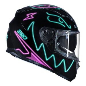 CAPACETE LS2 STREAM NEON ROXO